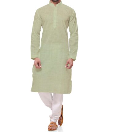 Linen Club Light Beige 100% Pure Linen Kurta Fabric
