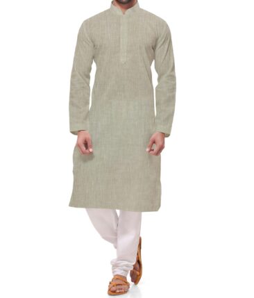 Linen Club Oat Beige 60 LEA 100% Pure Linen Kurta Fabric