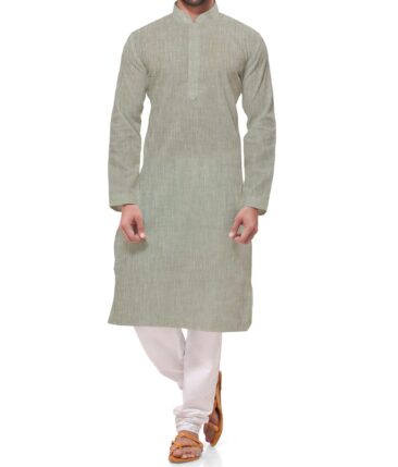 Linen Club Oyster Beige 60 LEA 100% Pure Linen Kurta Fabric
