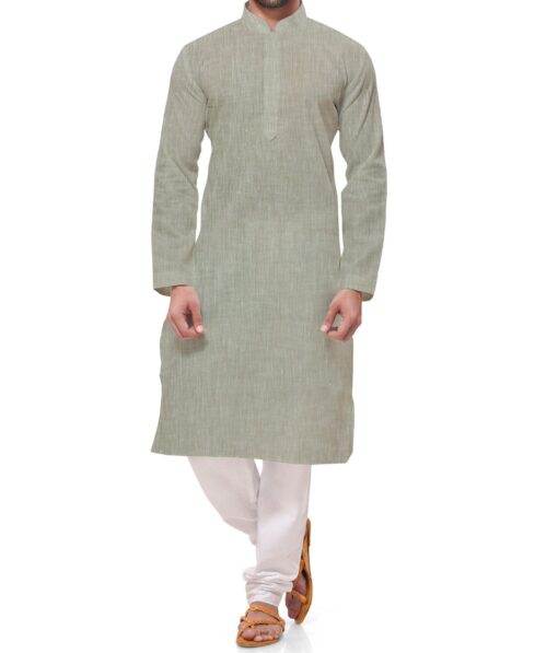Linen Club Oyster Beige 60 LEA 100% Pure Linen Kurta Fabric