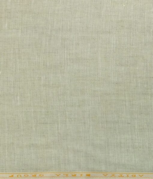 Linen Club Tan Beige 100% Pure Linen Shirt Fabric