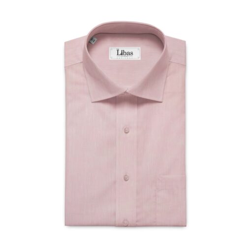 Linen Club Baby Pink 60 LEA 100% Pure Linen Shirt Fabric