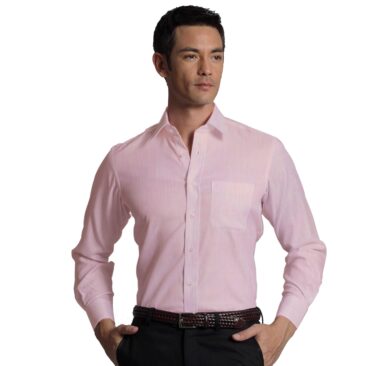 Linen Club Baby Pink 60 LEA 100% Pure Linen Shirt Fabric