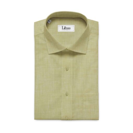 Linen Club Beige 60 LEA 100% Pure Linen Shirt Fabric