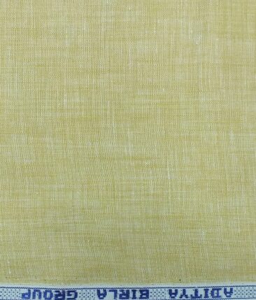 Linen Club Beige 60 LEA 100% Pure Linen Shirt Fabric