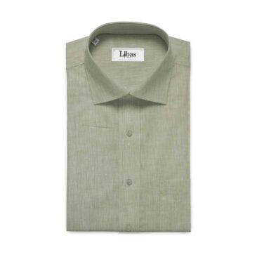 Linen Club Oyster Beige 60 LEA 100% Pure Linen Shirt Fabric