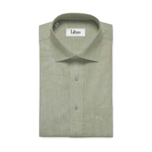 Linen Club Oyster Beige 60 LEA 100% Pure Linen Shirt Fabric