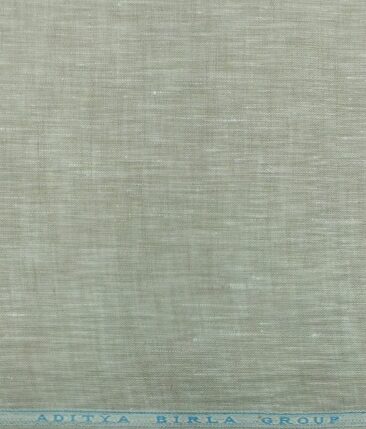 Linen Club Oyster Beige 60 LEA 100% Pure Linen Shirt Fabric