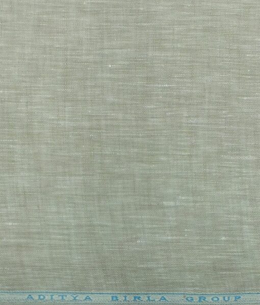 Linen Club Oyster Beige 60 LEA 100% Pure Linen Shirt Fabric