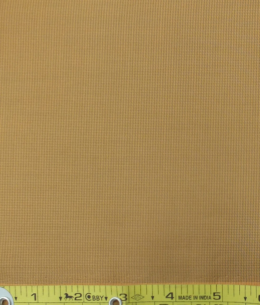 Bombay Rayon Men's Mustard Yellow Giza Cotton Satin Weave Shirt Fabric