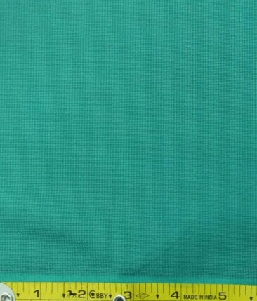 Bombay Rayon Men's Sea Green Giza Cotton Satin Weave Shirt Fabric