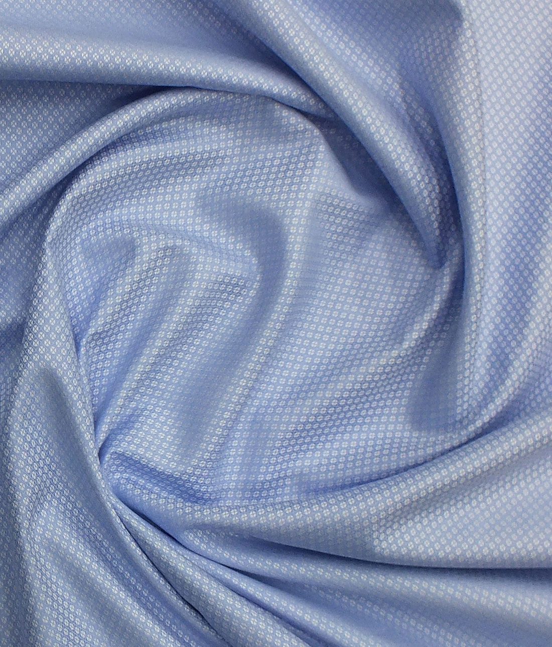 Nemesis Men's Sky Blue Egyptian Giza Cotton Royal Oxford Sturcutred Shirt Fabric
