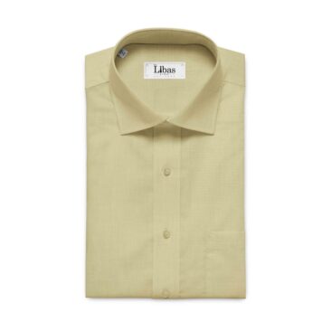 Nemesis ButterMilk Beige 100% Pure Linen Shirt Fabric