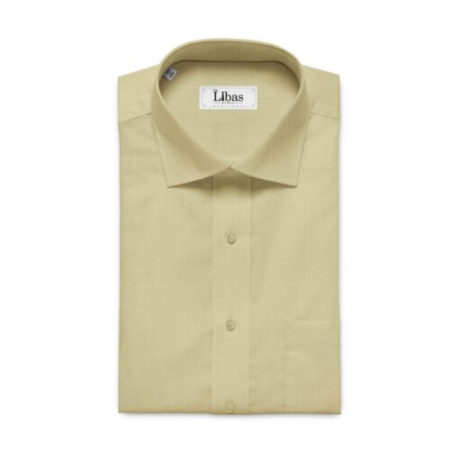 Nemesis ButterMilk Beige 100% Pure Linen Shirt Fabric