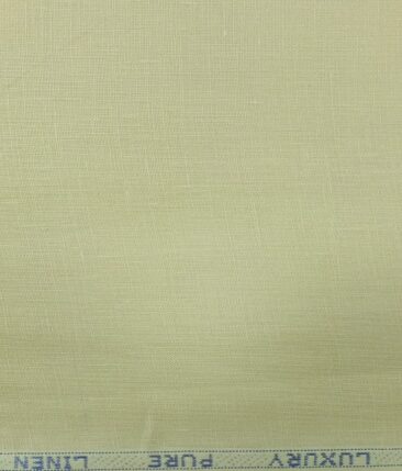 Nemesis Oat Beige 100% Pure Linen Shirt Fabric