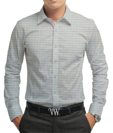 Raymond Dark Grey Structured Trouser Fabric With Exquisite Light Grey Checks Shirt Fabric (Unstitched)