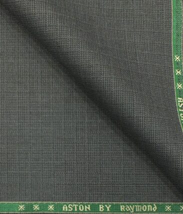 Raymond Dark Grey Structured Trouser Fabric With Exquisite Light Grey Checks Shirt Fabric (Unstitched)