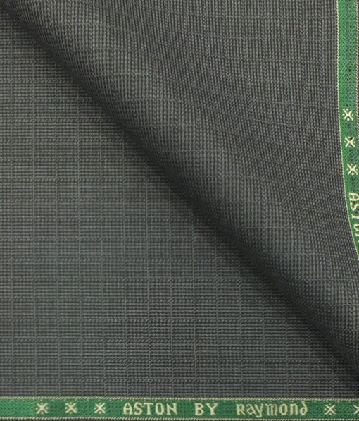 Raymond Dark Grey Structured Trouser Fabric With Exquisite Light Grey Checks Shirt Fabric (Unstitched)