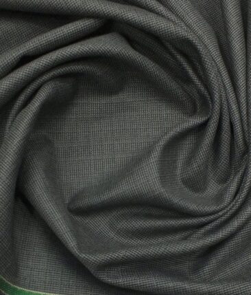 Raymond Dark Grey Structured Trouser Fabric With Exquisite Light Grey Checks Shirt Fabric (Unstitched)