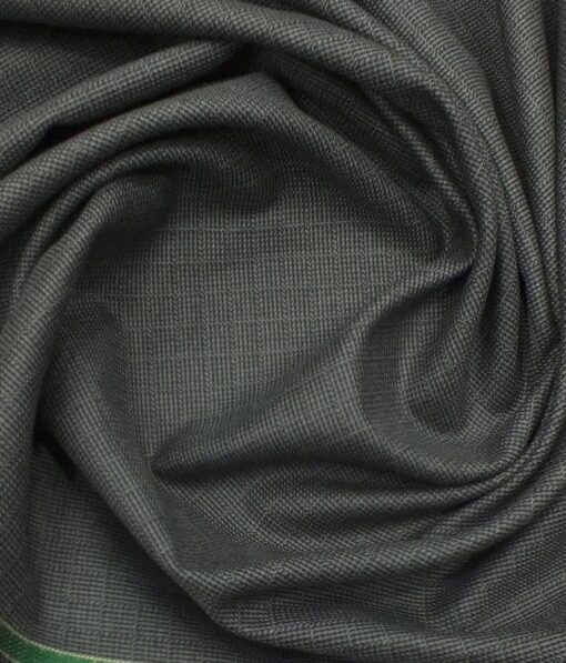 Raymond Dark Grey Structured Trouser Fabric With Exquisite Light Grey Checks Shirt Fabric (Unstitched)