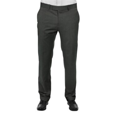 Raymond Dark Grey Broad Self Checks Trouser Fabric With Exquisite Light Grey Checks Shirt Fabric (Unstitched)