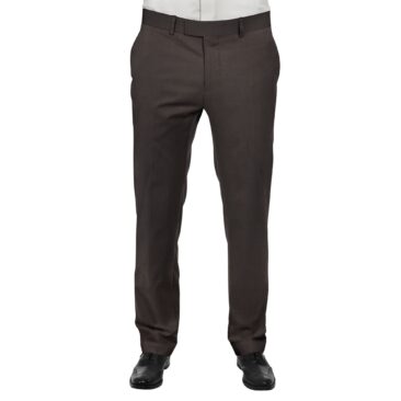 Raymond Dark Brown Self Checks Trouser Fabric With Exquisite White Checks Shirt Fabric (Unstitched)