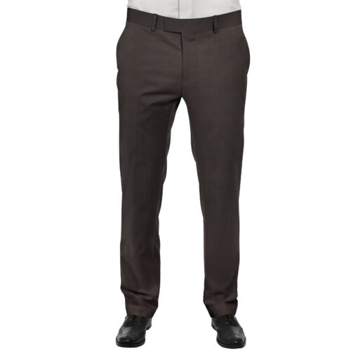 Raymond Dark Brown Self Checks Trouser Fabric With Exquisite White Checks Shirt Fabric (Unstitched)
