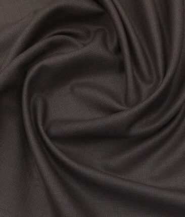 Raymond Dark Brown Self Checks Trouser Fabric With Exquisite White Checks Shirt Fabric (Unstitched)