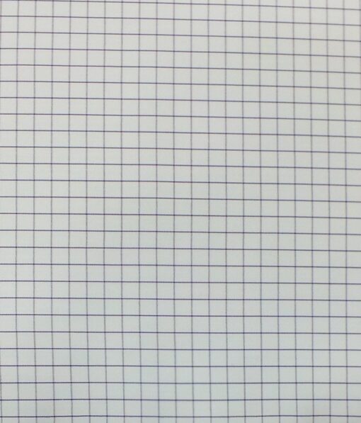 Raymond Dark Purple Self Check Trouser Fabric With Exquisite White base Purple Checks Shirt Fabric (Unstitched)
