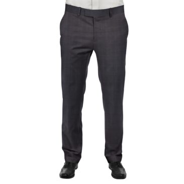 Raymond Dark Purple Self Check Trouser Fabric With Exquisite White base Purple Checks Shirt Fabric (Unstitched)