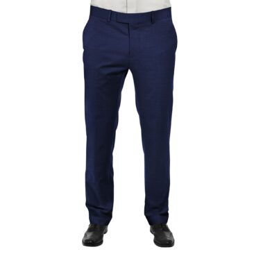 Raymond Bright Royal Blue Self Design Trouser Fabric With Exquisite White base Blue Checks Shirt Fabric (Unstitched)