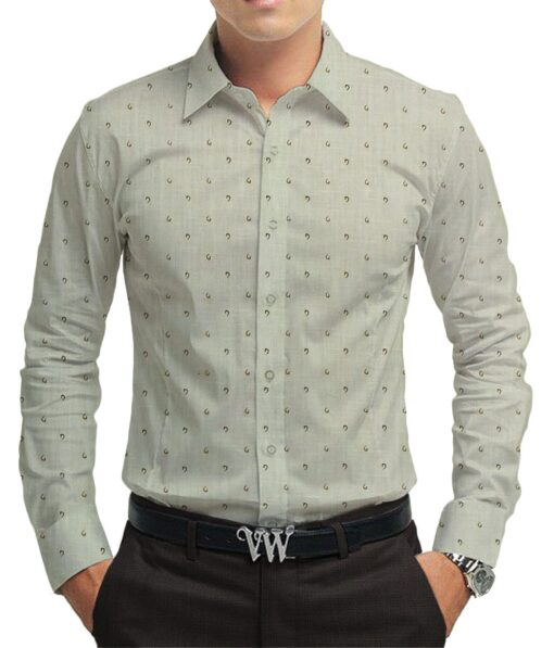 Raymond Dark Brown Self Check Trouser Fabric With Exquisite Khadi Look Beige Printed Shirt Fabric (Unstitched)
