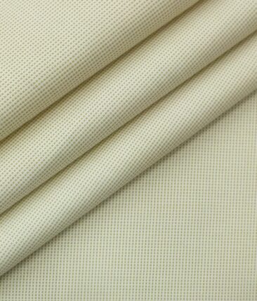 Raymond Medium Brown Structured Trouser Fabric With Exquisite Beige Structured Shirt Fabric (Unstitched)