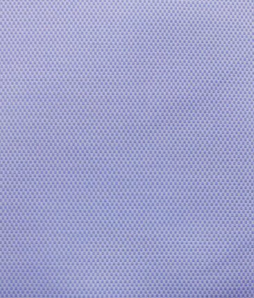 Raymond Dark Royal Blue Self Design Trouser Fabric With Exquisite Light Blue Structured Shirt Fabric (Unstitched)