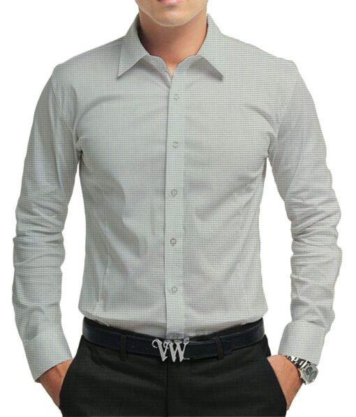 Raymond Blackish Grey Self Design Trouser Fabric With Exquisite Light Grey Structured Shirt Fabric (Unstitched)