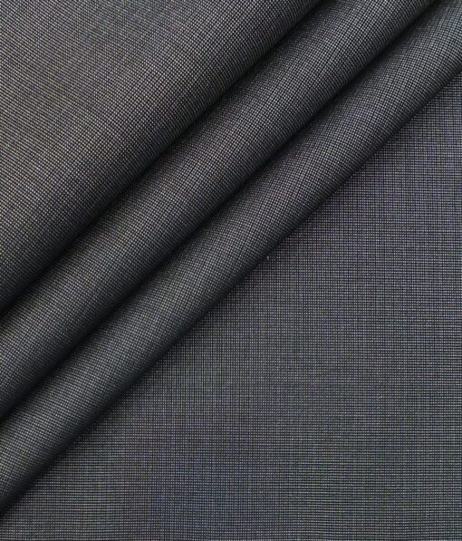 Don & Julio (D & J) Dark Grey Sparkle Structured Premium Party Wear Three Piece Unstitched Suit Length Fabric (Unstitched - 3.75 Mtr)