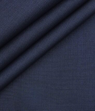 Don & Julio (D & J) Dark Royal Blue Sparkle Structured Premium Party Wear Three Piece Unstitched Suit Length Fabric (Unstitched - 3.75 Mtr)