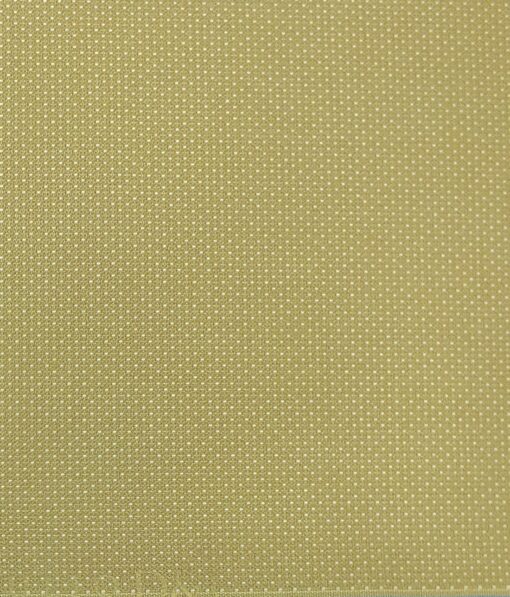 Don & Julio (D & J) Biscotti Beige Dotted Structure Premium Party Wear Three Piece Unstitched Suit Length Fabric (Unstitched - 3.75 Mtr)