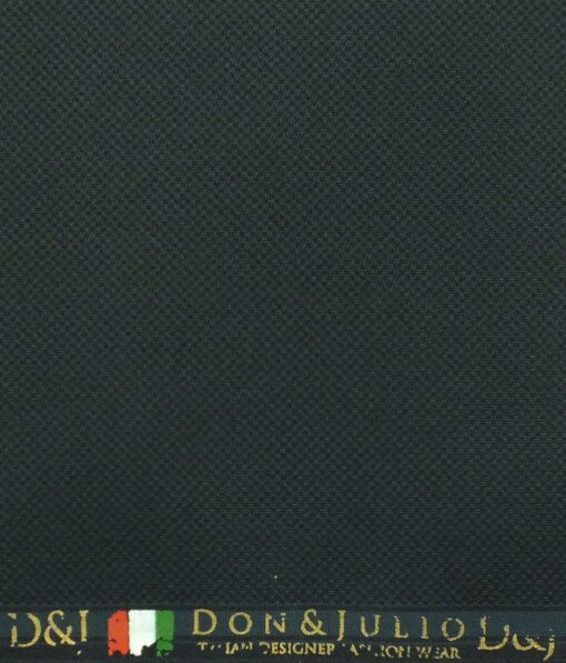 Don & Julio (D & J) Dark Sea Green Structured Premium Party Wear Three Piece Unstitched Suit Length Fabric (Unstitched - 3.75 Mtr)