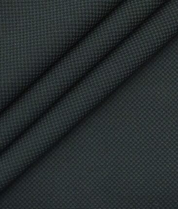 Don & Julio (D & J) Dark Sea Green Structured Premium Party Wear Three Piece Unstitched Suit Length Fabric (Unstitched - 3.75 Mtr)