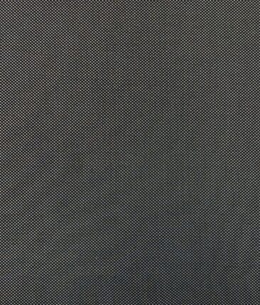 Mark & Peanni Dark Silver Grey Structured Premium Party Wear Three Piece Unstitched Suit Length Fabric (Unstitched - 3.75 Mtr)