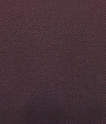 Mark & Peanni Plum Purple Jaquard Structured Premium Party Wear Two Piece Unstitched Suit Length Fabric (Unstitched - 3 Mtr)
