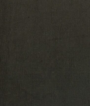 Arvind Dark Brown Self Design 98% Cotton Stretchable Corduroy Trouser Fabric (Unstitched - 1.30 Mtr)
