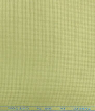 J.hampstead by Siyaram's Macaroon Beige 100% Cotton Structured Trouser Fabric (Unstitched - 1.30 Mtr)