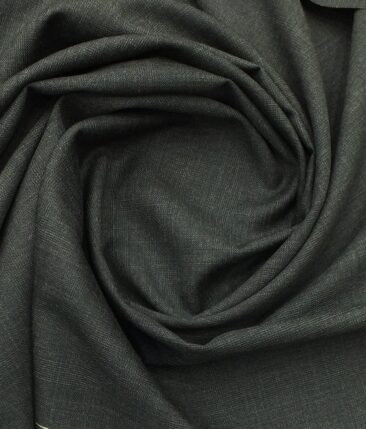 Raymond Dark Grey Self Check 10% Merino Wool Premium Unstitched Three Piece Suit Fabric (3.75 Mtr)