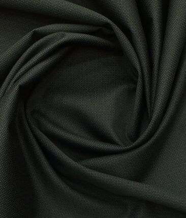 Saville & Young (S&Y) Greyish Black 100% Giza Cotton Dots Printed Trouser Fabric (Unstitched - 1.30 Mtr)