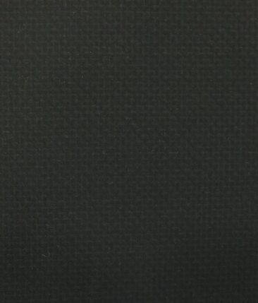 Saville & Young (S&Y) Black 100% Giza Cotton Self Design Printed Trouser Fabric (Unstitched - 1.30 Mtr)