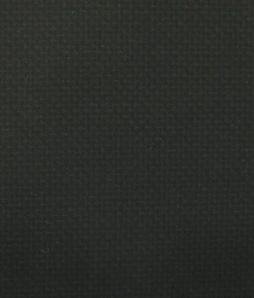 Saville & Young (S&Y) Black 100% Giza Cotton Self Design Printed Trouser Fabric (Unstitched - 1.30 Mtr)