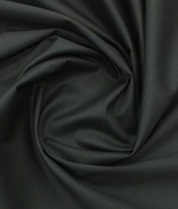 Saville & Young (S&Y) Black 100% Giza Cotton Structured Print Trouser Fabric (Unstitched - 1.30 Mtr)