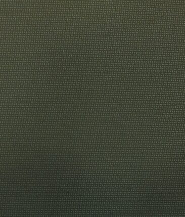 Saville & Young (S&Y)Dark Green 100% Giza Cotton Dots Printed Trouser Fabric (Unstitched - 1.30 Mtr)